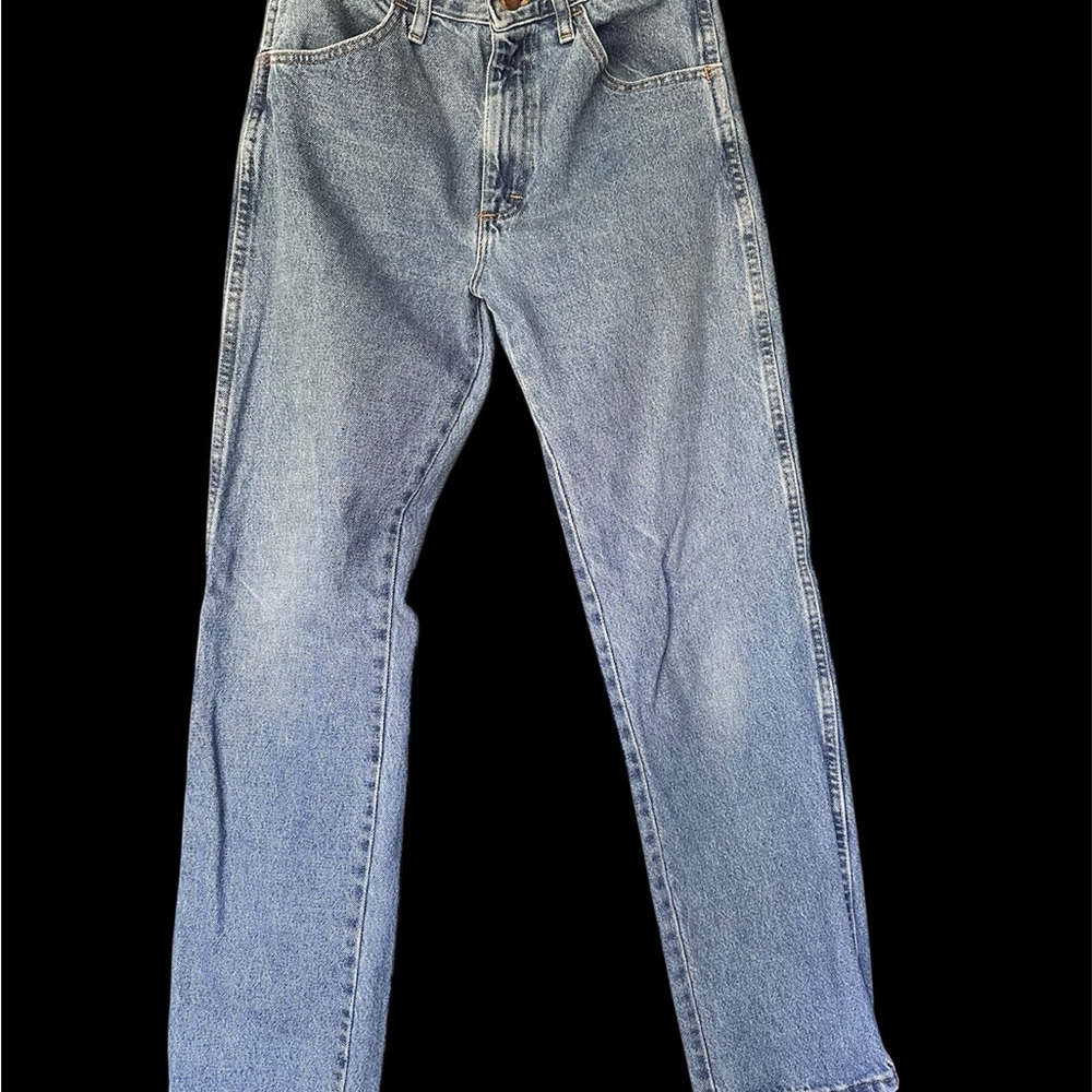 Vintage Rustler Straight Blue Jeans